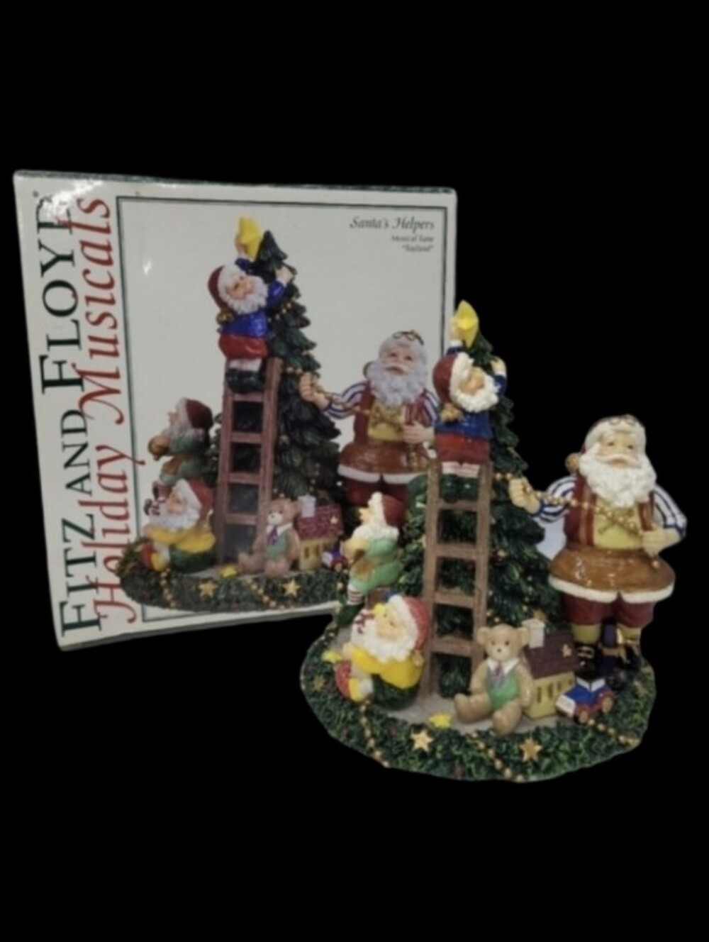 IN BOX- FITZ & FLOYD HOLIDAY MUSICAL TUNE
